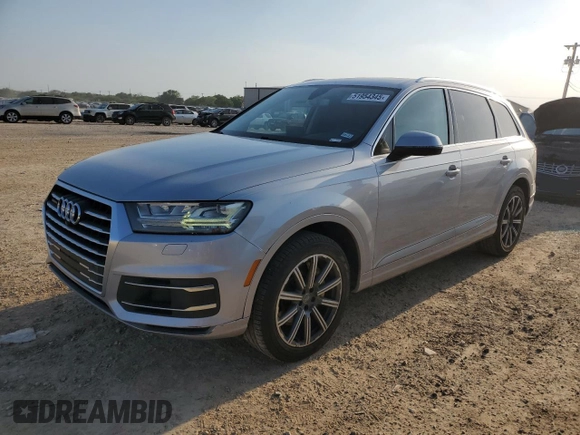 2017 Audi Q7 Premium Plus with VIN WA1LAAF70HD002088, listed as a Copart auction lot 51954345 with 142,387 mi miles and Clean Title. Bid and sale history available at carsss.com. Image 1.