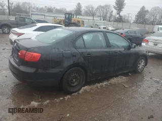 2011 Volkswagen Jetta Sedan S with VIN 3VW1K7AJ6BM334061, listed as a Copart auction lot 44148985 with 212,151 mi miles and Salvage Title. Bid and sale history available at carsss.com. Image 3.