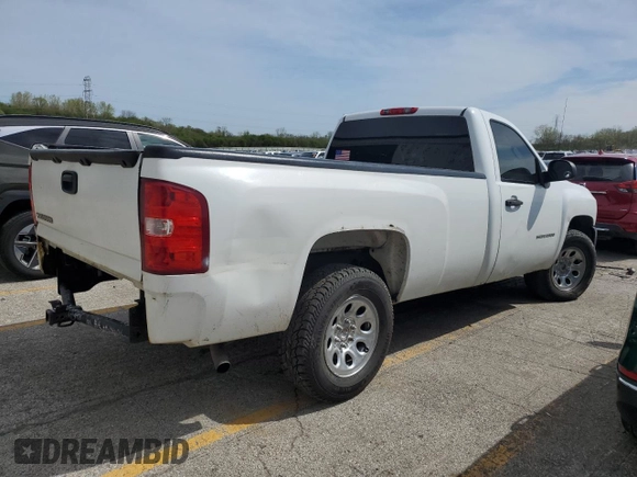 2010 Chevrolet Silverado 1500 Work Truck with VIN 1GCPCPEX4AZ254036, listed as a Copart auction lot 55050405 with Not Provided miles and Clean Title. Bid and sale history available at DreamBid. Image 3.