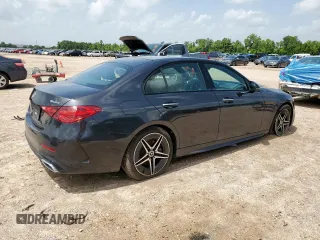 2023 Mercedes-Benz C 300 with VIN W1KAF4HB0PR127231, listed as a Copart auction lot 62593405 with 33,621 mi miles and Salvage title. Bid and sale history available at DreamBid. Image 3.