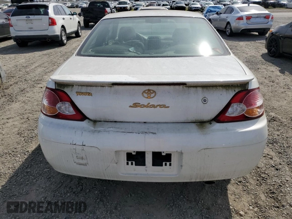 2002 Toyota Solara SE with VIN 2T1CF28P72C589663, listed as a Copart auction lot 48508065 with 215,436 mi miles and Clean Title. Bid and sale history available at DreamBid. Image 6.