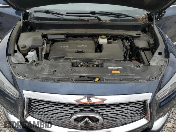 2020 Infiniti QX60 Luxe with VIN 5N1DL0MMXLC516712, listed as a Copart auction lot 53750215 with 47,062 mi miles and Salvage title. Bid and sale history available at DreamBid. Image 12.