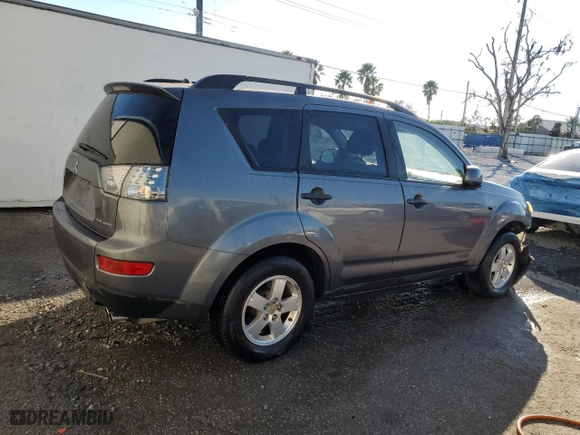 2007 Mitsubishi Outlander ES with VIN JA4MS31X37Z013530, listed as a Copart auction lot 44783285 with 177,357 mi miles and Salvage Title. Bid and sale history available at carsss.com. Image 3.