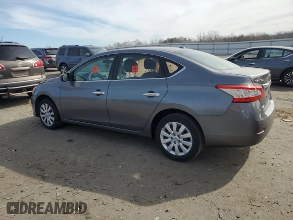 2015 Nissan Sentra SV with VIN 3N1AB7AP7FY343487, listed as a Copart auction lot 48454295 with 69,990 mi miles and Salvage Title. Bid and sale history available at carsss.com. Image 2.