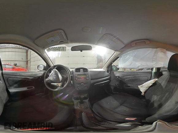 2016 Nissan Versa SV with VIN 3N1CN7AP7GL826153, listed as a Copart auction lot 87848855 with 117,309 mi miles and Salvage Title. Bid and sale history available at carsss.com. Image 15.