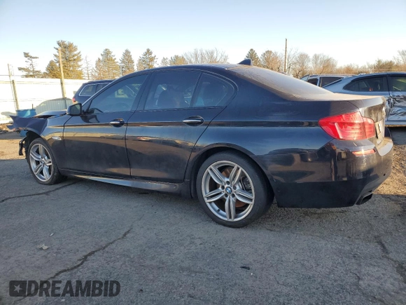 2013 BMW 5 Series 550i with VIN WBAFR9C5XDD226635, listed as a Copart auction lot 43768455 with 72,317 mi miles and Salvage Title. Bid and sale history available at DreamBid. Image 2.