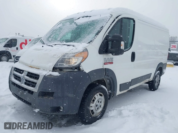 2017 Ram ProMaster Cargo with VIN 3C6TRVAG8HE529444, listed as a IAAI auction lot 41508480 with 191,653 mi miles and . Bid and sale history available at DreamBid. Image 17.