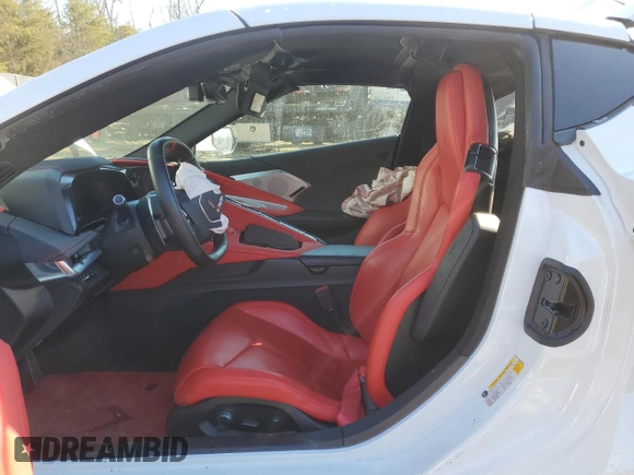 2021 Chevrolet Corvette 2LT with VIN 1G1YB2D41M5118498, listed as a Copart auction lot 41978475 with Not provided miles and Salvage title. Bid and sale history available at DreamBid. Image 7.
