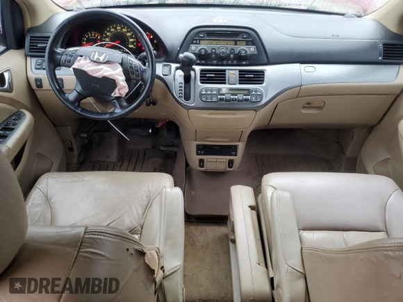 2006 Honda Odyssey EX-L z VIN 5FNRL38756B416802, wystawiony jako Copart lot #57588515 z przebiegiem 169 093 mil mil oraz Szkoda całkowita • Salvage title. Historia ofert i sprzedaży dostępna na DreamBid. Obrazek 8.