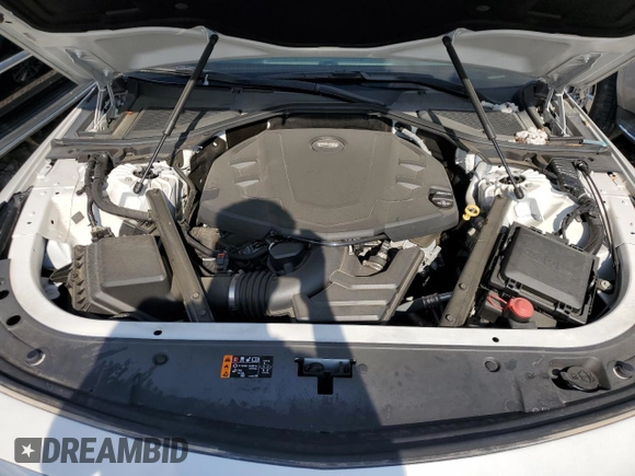 2017 Cadillac CT6 AWD with VIN 1G6KB5RS3HU205601, listed as a Copart auction lot 53365845 with 21,853 mi miles and Salvage title. Bid and sale history available at DreamBid. Image 11.