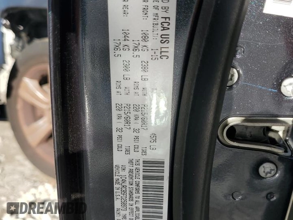 2015 Jeep Patriot Limited с VIN 1C4NJRCB5FD258973, выставлен на аукционе Copart как лот 47079325 с пробегом 127 819 миль миль и Списание • Salvage title. История ставок и продаж доступна на DreamBid. Изображение 14.