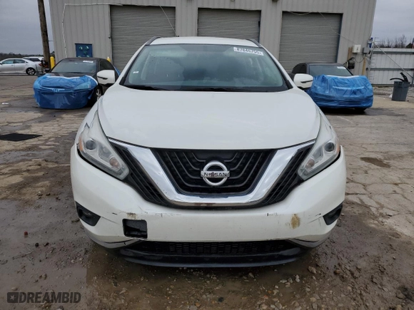 2017 Nissan Murano S with VIN 5N1AZ2MG6HN203031, listed as a Copart auction lot 87845755 with 63,990 mi miles and Salvage Title. Bid and sale history available at carsss.com. Image 5.