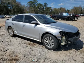 2013 Volkswagen Passat S w/Appearance with VIN 1VWAH7A33DC094262, listed as a Copart auction lot 49804995 with 268,129 mi miles and Salvage Title. Bid and sale history available at carsss.com. Image 4.