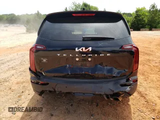 2022 Kia Telluride S with VIN 5XYP64HC1NG222809, listed as a Copart auction lot 57153625 with 74,368 mi miles and Salvage title. Bid and sale history available at DreamBid. Image 6.