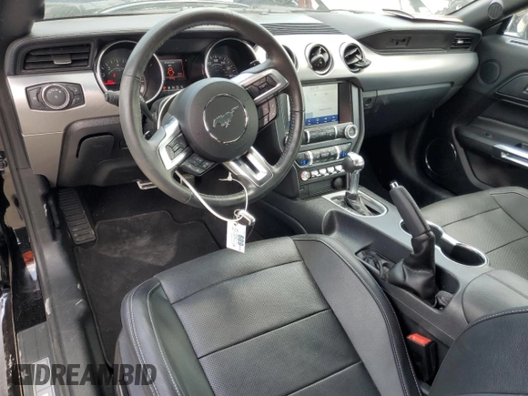 2022 Ford Mustang GT Premium with VIN 1FATP8FF4N5115171, listed as a Copart auction lot 59082155 with 12,475 mi miles and Salvage title. Bid and sale history available at DreamBid. Image 8.