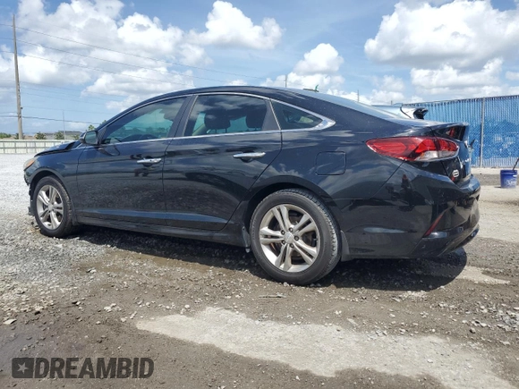 2018 Hyundai Sonata SEL with VIN 5NPE34AF4JH666466, listed as a Copart auction lot 51735175 with 76,997 mi miles and Salvage Title. Bid and sale history available at DreamBid. Image 2.