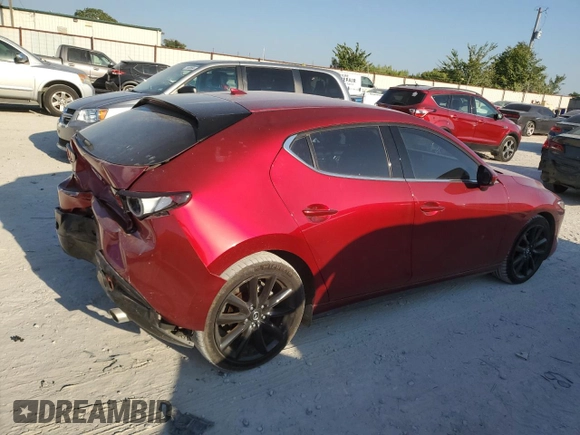 2019 Mazda Mazda3 Hatchback w/Premium Pkg with VIN JM1BPBNM9K1124082, listed as a Copart auction lot 71441054 with 39,578 mi miles and Salvage Title. Bid and sale history available at carsss.com. Image 3.