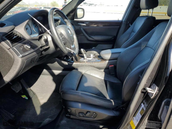 2013 BMW X3 xDrive28i with VIN 5UXWX9C54D0A25962, listed as a Copart auction lot 50578185 with 86,888 mi miles and Salvage Title. Bid and sale history available at carsss.com. Image 7.
