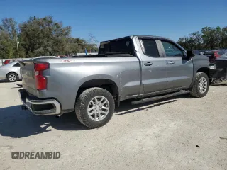 2020 Chevrolet Silverado 1500 LT with VIN 1GCRYDED2LZ341404, listed as a Copart auction lot 48858375 with 80,402 mi miles and Salvage Title. Bid and sale history available at DreamBid. Image 3.