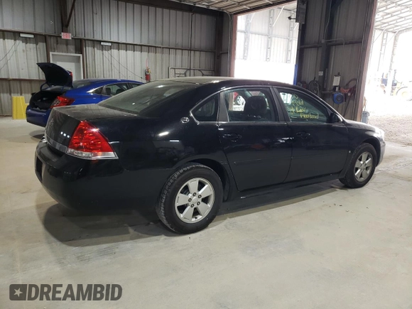 2009 Chevrolet Impala LT with VIN 2G1WT57N191308160, listed as a Copart auction lot 53115765 with 131,070 mi miles and Salvage Title. Bid and sale history available at DreamBid. Image 3.