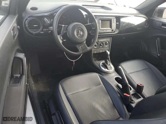 2017 Volkswagen Beetle 1.8T Fleet with VIN 3VWF17AT7HM621816, listed as a Copart auction lot 80007654 with 160,856 mi miles and Salvage Title. Bid and sale history available at carsss.com. Image 8.