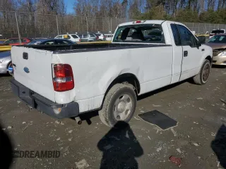 2007 Ford F-150 XL with VIN 1FTRF12W67NA57720, listed as a Copart auction lot 84616654 with 160,980 mi miles and Salvage Title. Bid and sale history available at carsss.com. Image 3.