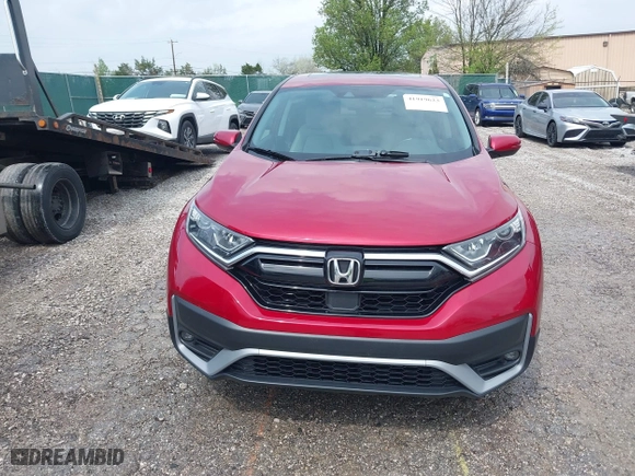 2021 Honda CR-V EX-L with VIN 7FARW2H81ME017221, listed as a IAAI auction lot 41919623 with 26,554 mi miles. Bid and sale history available at carsss.com. Image 12.