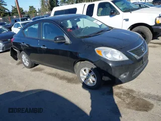 2012 Nissan Versa SL with VIN 3N1CN7AP3CL804015, listed as a IAAI auction lot 41691980 with 106,904 mi miles. Bid and sale history available at carsss.com. Image 1.