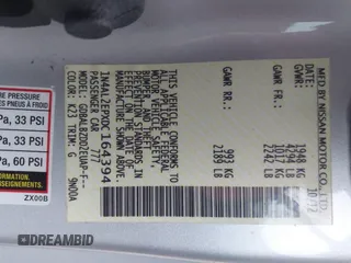 2013 Nissan Altima S with VIN 1N4AL2EPXDC164394, listed as a IAAI auction lot 41894484 with 139,195 mi miles and . Bid and sale history available at DreamBid. Image 9.