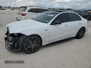 2023 Mercedes-Benz C 43 AMG z VIN W1KAF8HB9PR105350, wystawiony jako Copart lot #68440724 z przebiegiem 24 114 mil mil oraz Szkoda całkowita • Salvage title. Historia ofert i sprzedaży dostępna na DreamBid. Obrazek 1.