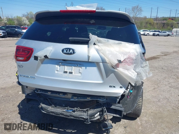 2019 Kia Sorento EX V6 with VIN 5XYPHDA52KG564867, listed as a IAAI auction lot 41991146 with 70,458 mi miles. Bid and sale history available at carsss.com. Image 6.