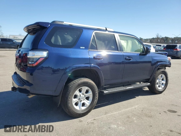 2024 Toyota 4Runner SR5 with VIN JTEMU5JR1R6237005, listed as a Copart auction lot 48474715 with 23,780 mi miles and Salvage title. Bid and sale history available at DreamBid. Image 3.
