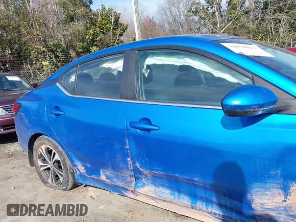 2021 Nissan Sentra SV with VIN 3N1AB8CV1MY204499, listed as a IAAI auction lot 41678411 with 60,813 mi miles and . Bid and sale history available at DreamBid. Image 13.