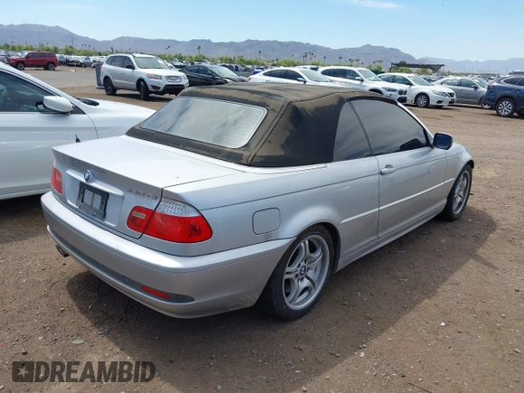 2004 BMW 3 Series 330Ci with VIN WBABW53434PL47559, listed as a IAAI auction lot 42088985 with 139,646 mi miles. Bid and sale history available at carsss.com. Image 4.
