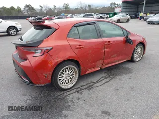 2020 Toyota Corolla Hatchback XSE with VIN JTNC4RBE1L3092006, listed as a IAAI auction lot 41605527 with 44,743 mi miles. Bid and sale history available at carsss.com. Image 4.