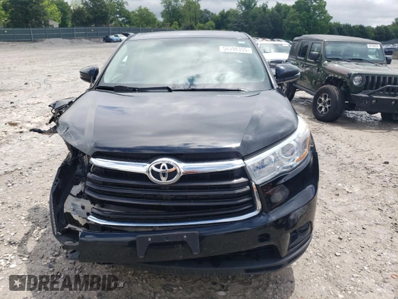 2016 Toyota Highlander LE z VIN 5TDBKRFH4GS348640, wystawiony jako Copart lot #56398355 z przebiegiem 90 659 mil mil oraz Szkoda całkowita • Salvage title. Historia ofert i sprzedaży dostępna na DreamBid. Obrazek 5.