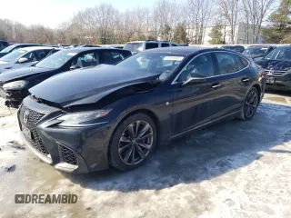 2018 Lexus LS with VIN JTHC51FF4J5001820, listed as a Copart auction lot 45569585 with 95,505 mi miles and Salvage Title. Bid and sale history available at carsss.com. Image 1.
