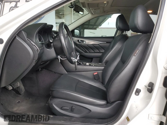 2015 Infiniti Q50 Sport with VIN JN1BV7AP3FM353836, listed as a Copart auction lot 54265965 with 101,602 mi miles and Salvage title. Bid and sale history available at DreamBid. Image 7.