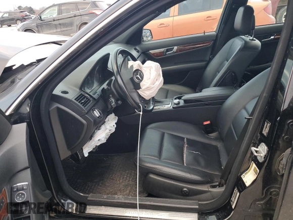 2010 Mercedes-Benz C 350 Sport with VIN WDDGF5GB0AR115315, listed as a Copart auction lot 44033535 with Not provided miles and Salvage title. Bid and sale history available at DreamBid. Image 7.