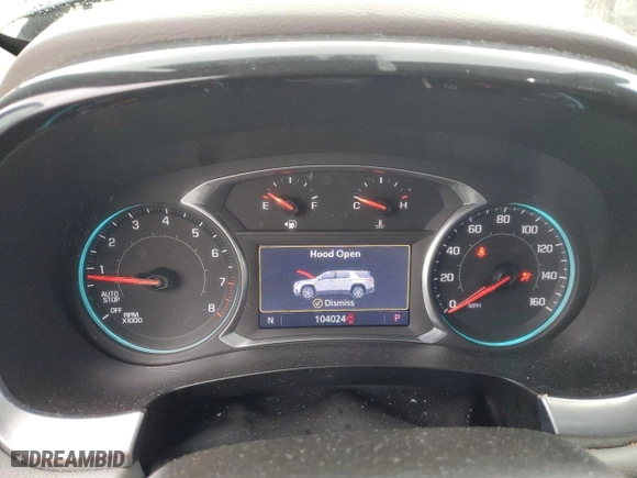 2021 Chevrolet Traverse LT Cloth with VIN 1GNEVGKW1MJ128644, listed as a Copart auction lot 50054265 with 104,024 mi miles and Salvage Title. Bid and sale history available at carsss.com. Image 9.