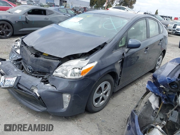 2013 Toyota Prius One with VIN JTDKN3DU9D5607855, listed as a IAAI auction lot 41728716 with 123,643 mi miles. Bid and sale history available at carsss.com. Image 23.