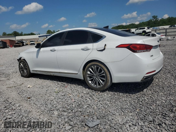 2015 Hyundai Genesis 3.8L with VIN KMHGN4JE0FU020957, listed as a Copart auction lot 54732945 with 121,884 mi miles and Salvage Title. Bid and sale history available at carsss.com. Image 2.