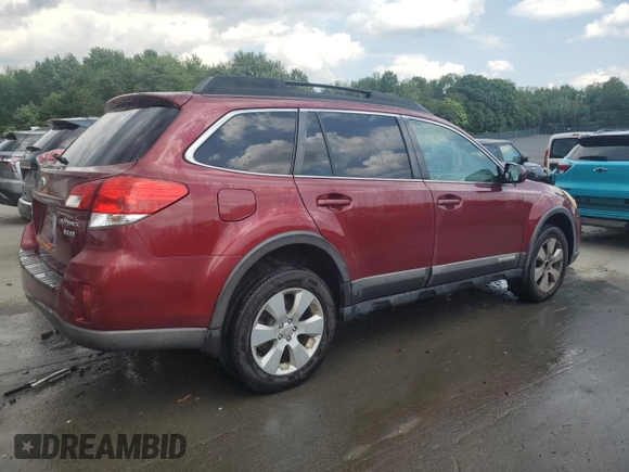 2011 Subaru Outback Premium z VIN 4S4BRBCC2B3350680, wystawiony jako Copart lot #59736115 z przebiegiem 165 498 mil mil oraz Szkoda całkowita • Salvage title. Historia ofert i sprzedaży dostępna na DreamBid. Obrazek 3.
