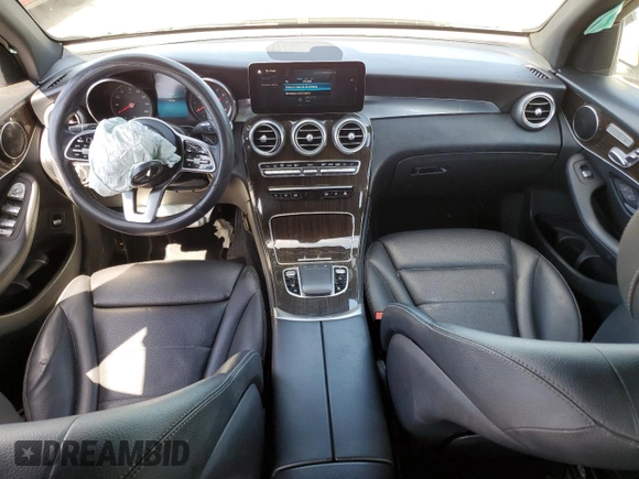 2020 Mercedes-Benz GLC 300 with VIN W1N0G8DB6LF765634, listed as a Copart auction lot 58969615 with 79,498 mi miles and Salvage title. Bid and sale history available at DreamBid. Image 8.