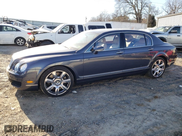 2008 Bentley Flying Spur with VIN SCBBR93W68C053026, listed as a Copart auction lot 46425195 with Not Provided miles and Clean Title. Bid and sale history available at DreamBid. Image 1.