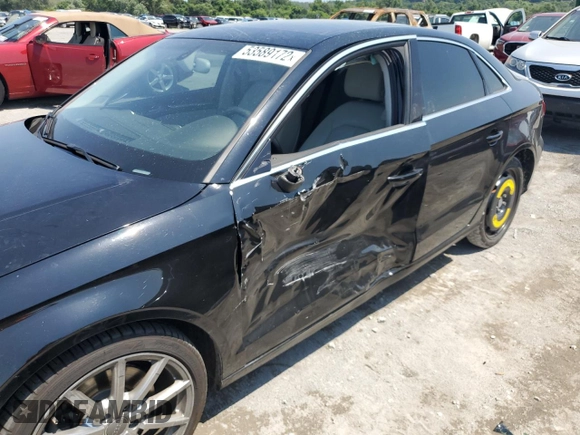 2015 Audi A3 1.8T Premium with VIN WAUACGFF9F1004046, listed as a Copart auction lot 53589172 with 97,696 mi miles. Bid and sale history available at carsss.com. Image 9.