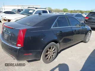 2009 Cadillac CTS RWD w/1SA with VIN 1G6DJ577890165194, listed as a IAAI auction lot 42024250 with 1 mi miles. Bid and sale history available at carsss.com. Image 3.