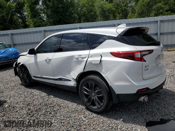 2021 Acura RDX w/A-Spec Package with VIN 5J8TC2H6XML035465, listed as a Copart auction lot 55128375 with 51,578 mi miles and Salvage title. Bid and sale history available at DreamBid. Image 2.