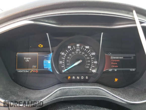 2016 Ford Fusion Titanium z VIN 3FA6P0K98GR151640, wystawiony jako Copart lot #73254594 z przebiegiem 145 473 mil mil oraz Szkoda całkowita • Salvage title. Historia ofert i sprzedaży dostępna na DreamBid. Obrazek 9.