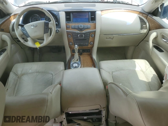 2013 Infiniti QX56 with VIN JN8AZ2NF3D9550754, listed as a Copart auction lot 54130675 with 202,669 mi miles and Salvage title. Bid and sale history available at DreamBid. Image 8.